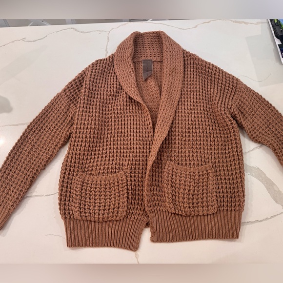Moon Collection Sweaters - Oversized OS champagne colored cardigan sweater